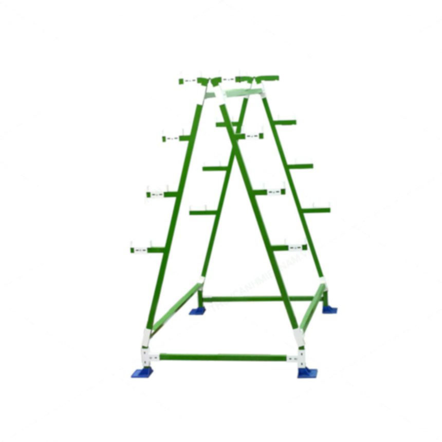 Bộ Khung Sắt Giàn Thuỷ Canh Hồi Lưu Dạng Chữ A 8 Máng